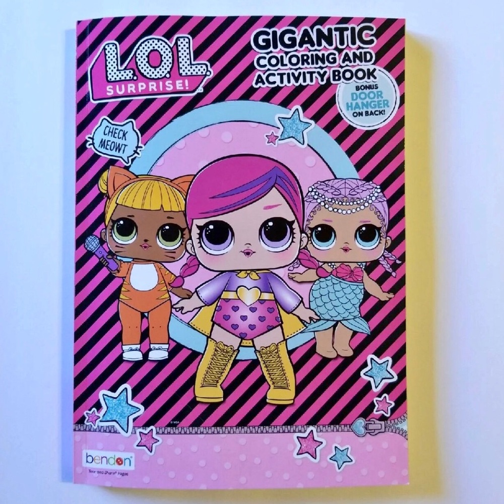 LOL SURPRISE DOLLS GIANT COLORING & ACTIVITY BOOK